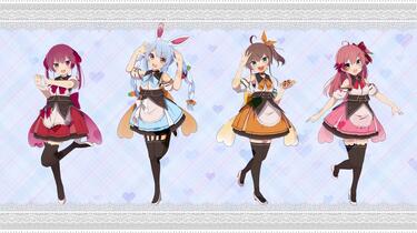 兎田ぺこらxさくらみこx宝鐘マリンx夏色まつり】バレンタイン