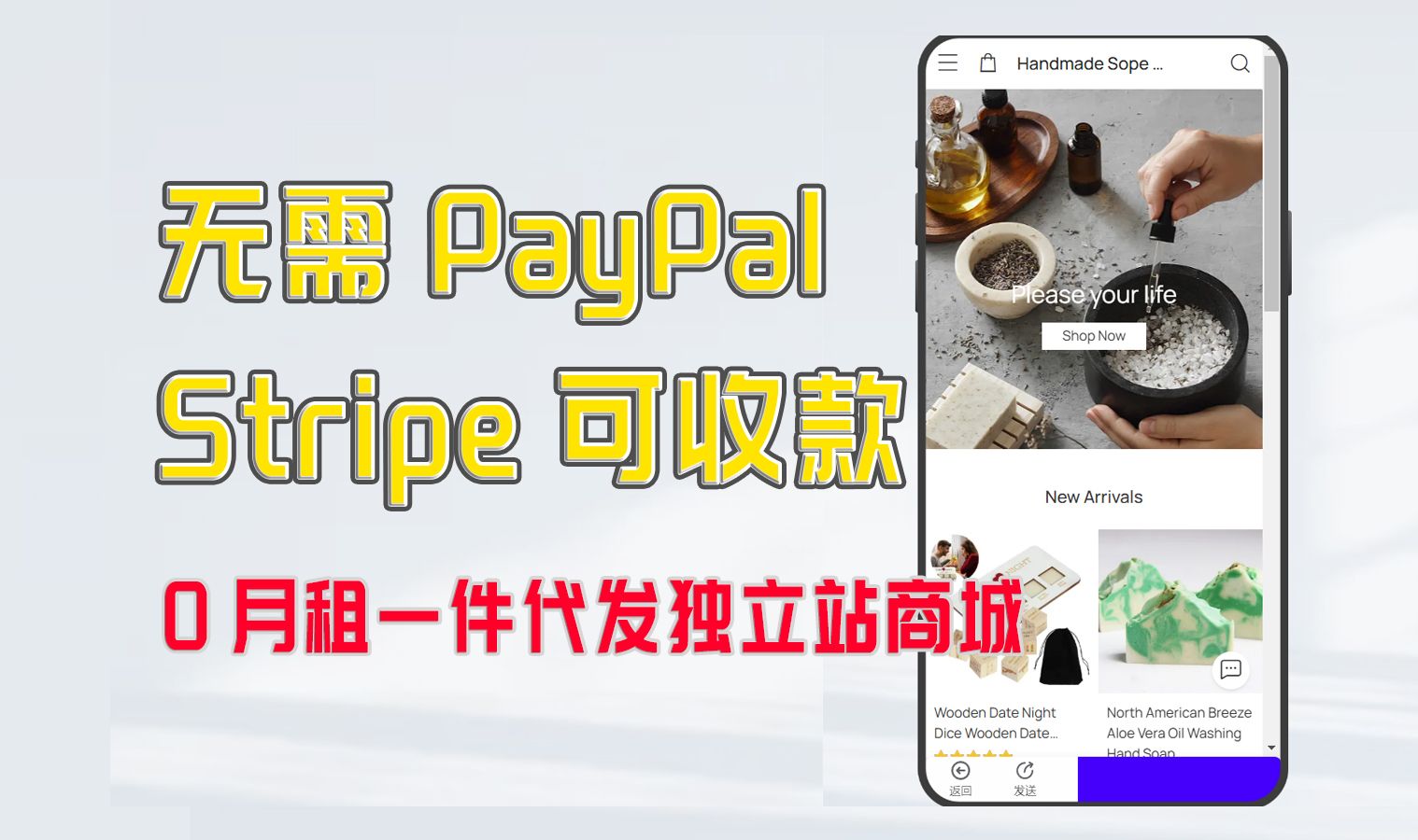 无需Paypal和Stripe即可收款,无货源一件代发,0费用,免费建站,新手小白过把瘾哔哩哔哩bilibili