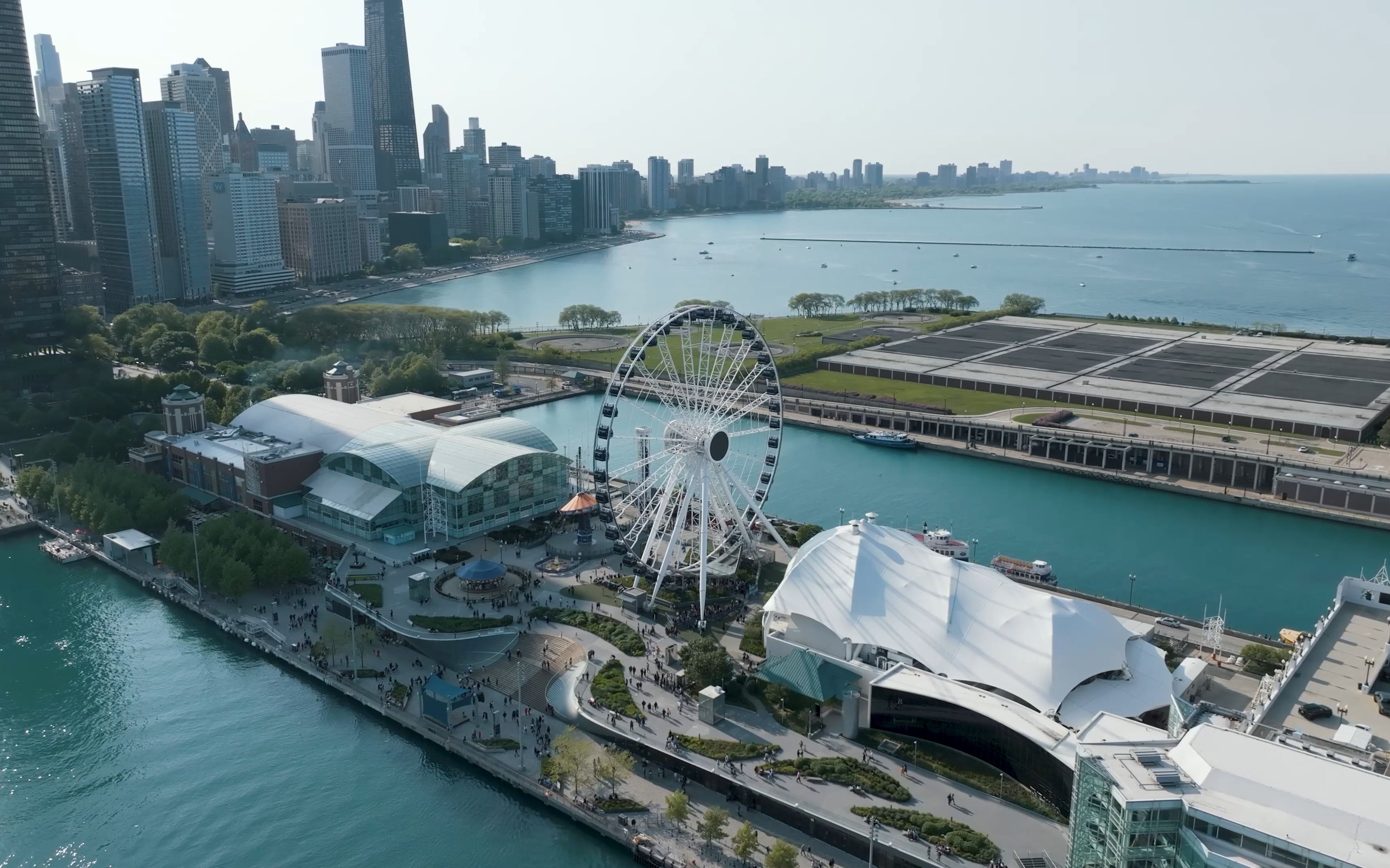 【link】航拍随记 ep1. 芝加哥navy pier