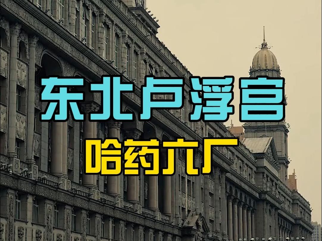 这里不是卢浮宫,这里是我国知名制药企业哈尔滨制药六厂哔哩哔哩bilibili