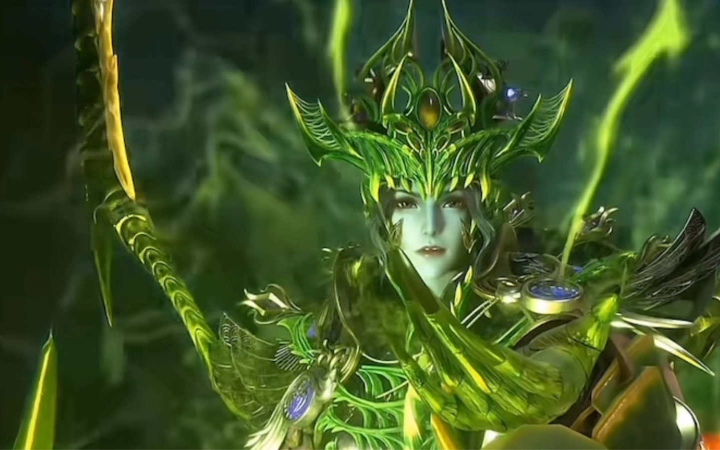 斗罗大陆 比比东 3d 同人 第6魂技不是十万年吧,为什么有两个技能