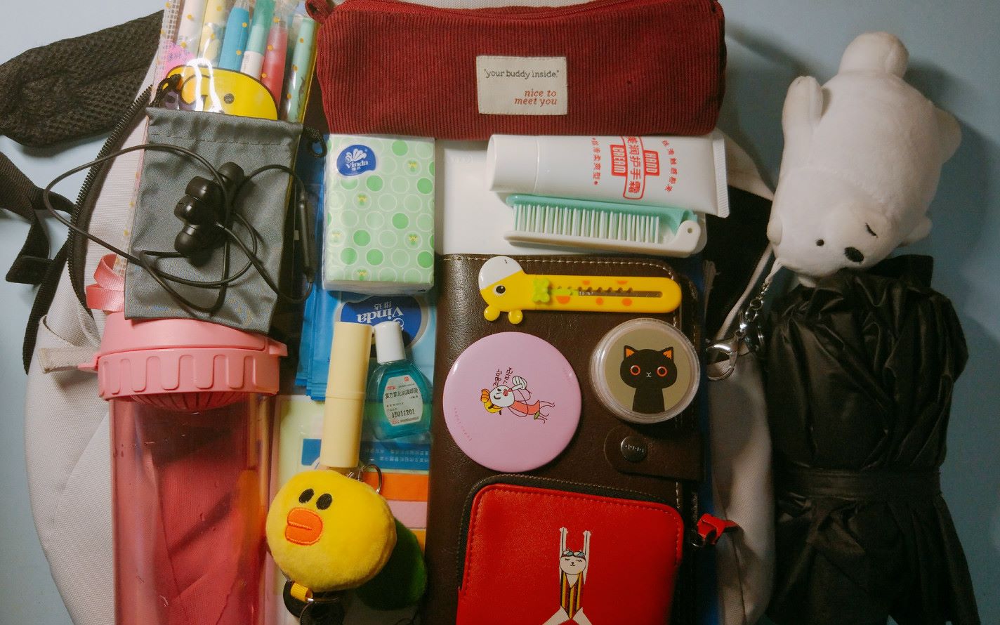 文具|翻包|上学:whats in my bag?大学汪上学书包里有什么?