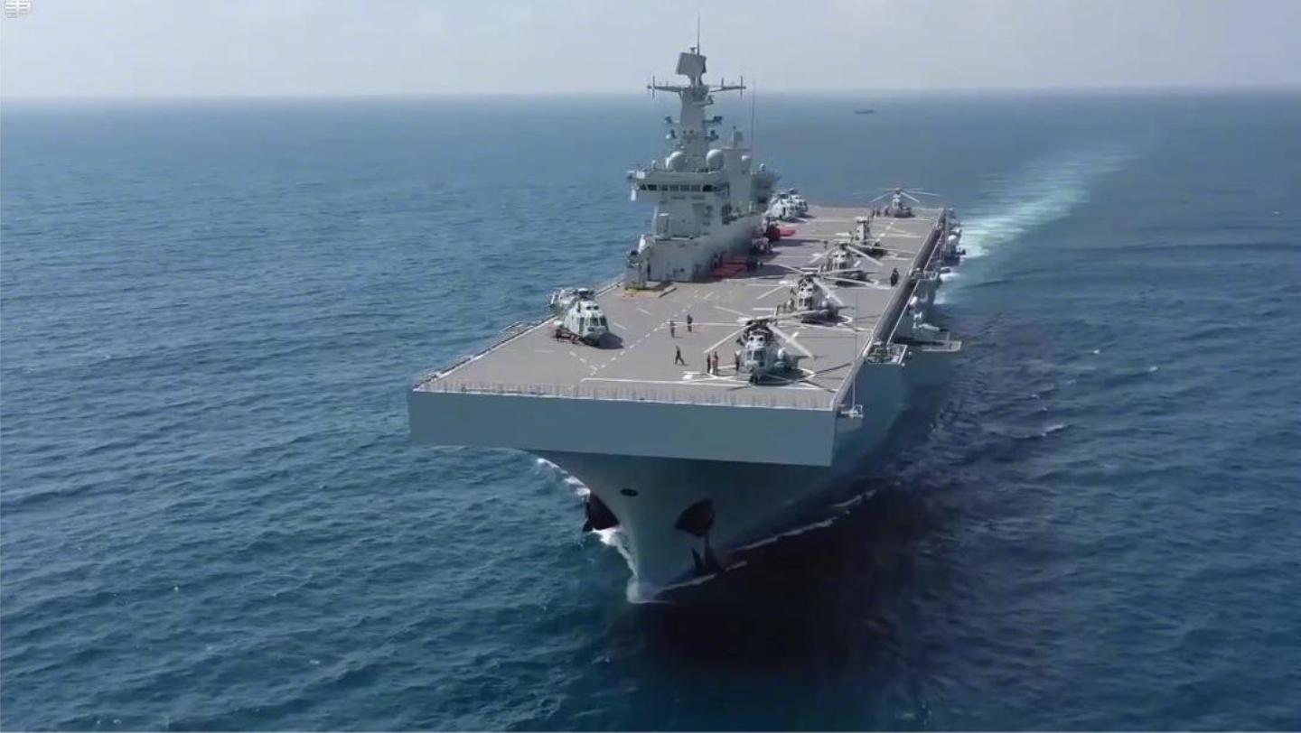 当ai画了18次075海南舰之后