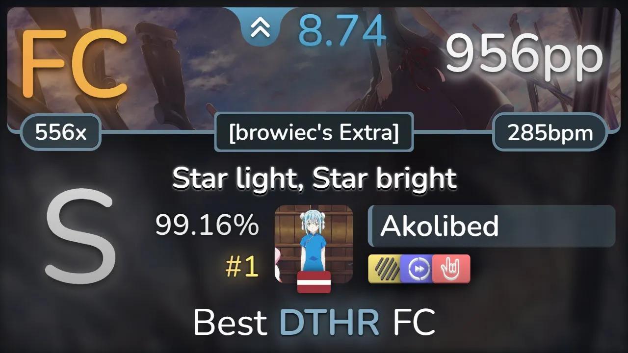 [图]8.7⭐ Akolibed | nano - Star light, Star bright [browiec's Extra] +HDDTHR 99.16%