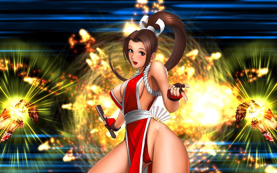 4K高清拳皇KOF MUGEN 人物 不知火舞 Mai ShiranuiNB哔哩哔哩bilibili