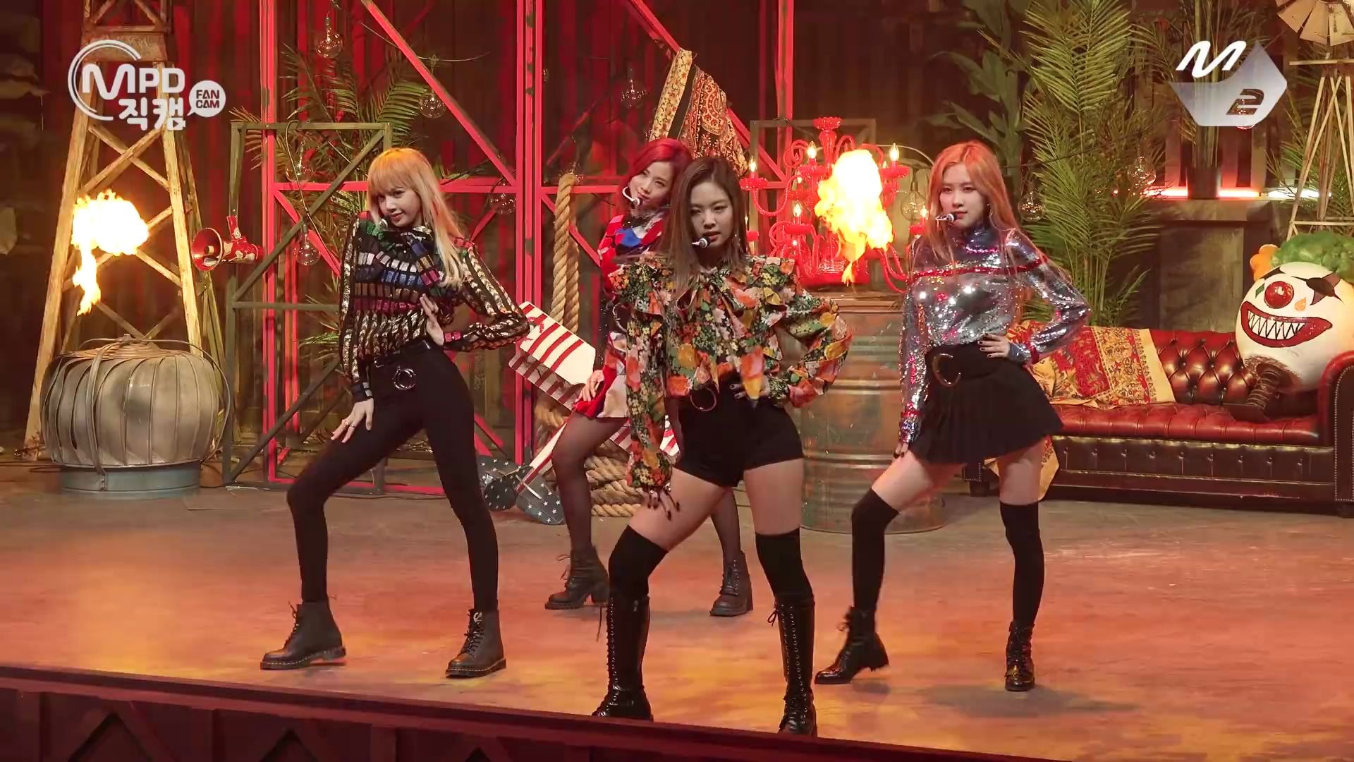 blackpink 玩火fancam 1080p