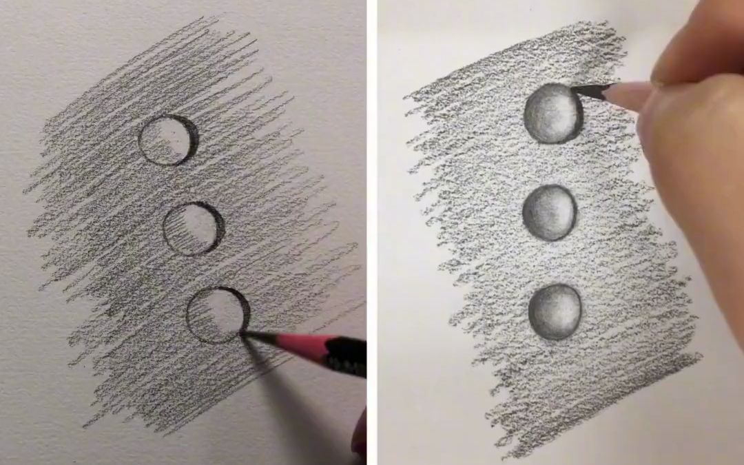 素描静物简单易学的水滴画法画法步骤绘画教程4