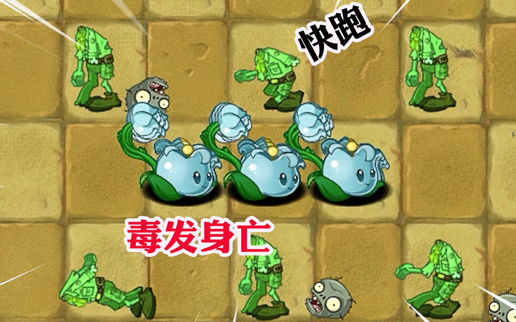 植物大战僵尸:成群的芦藜药师,中毒效果如何?