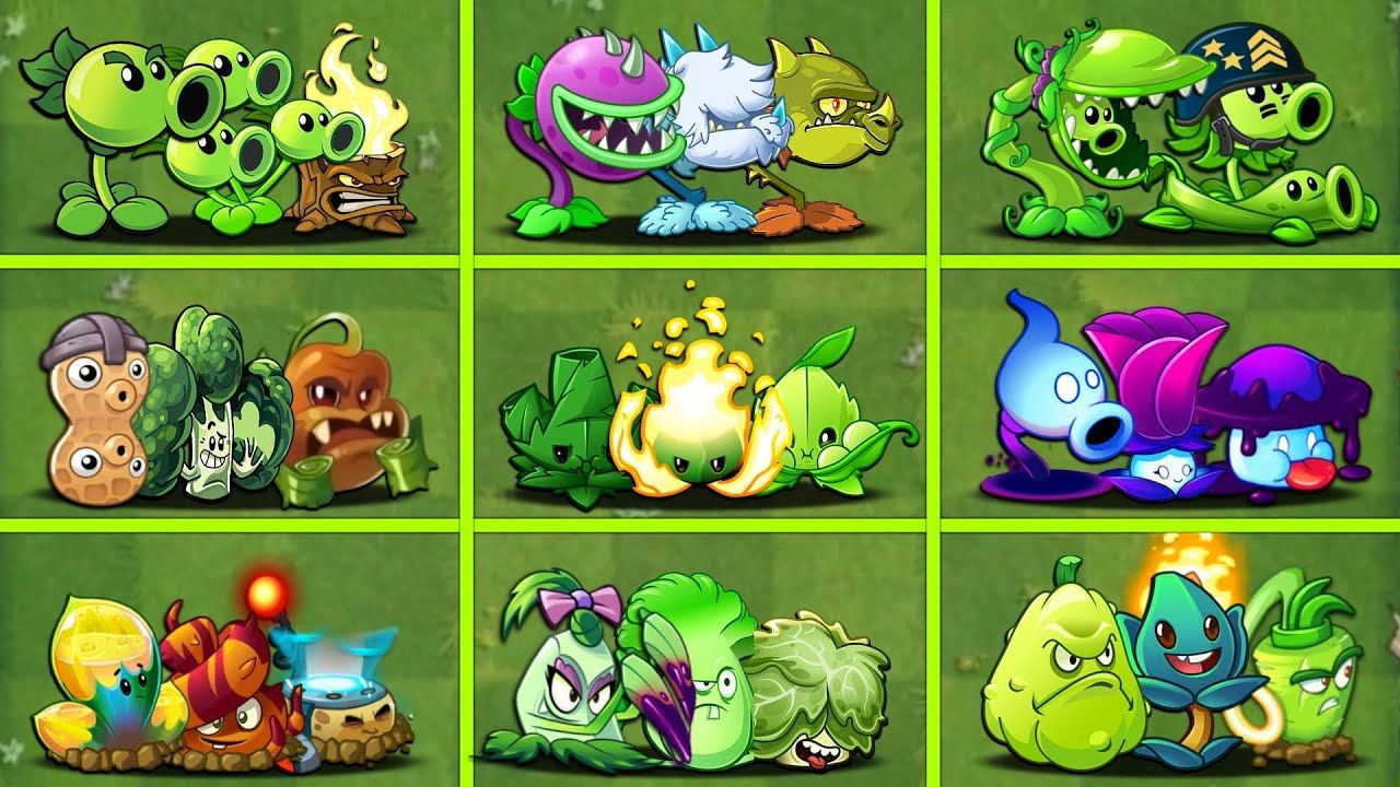 pvz2 -随机16队植物战-哪个植物队将获胜