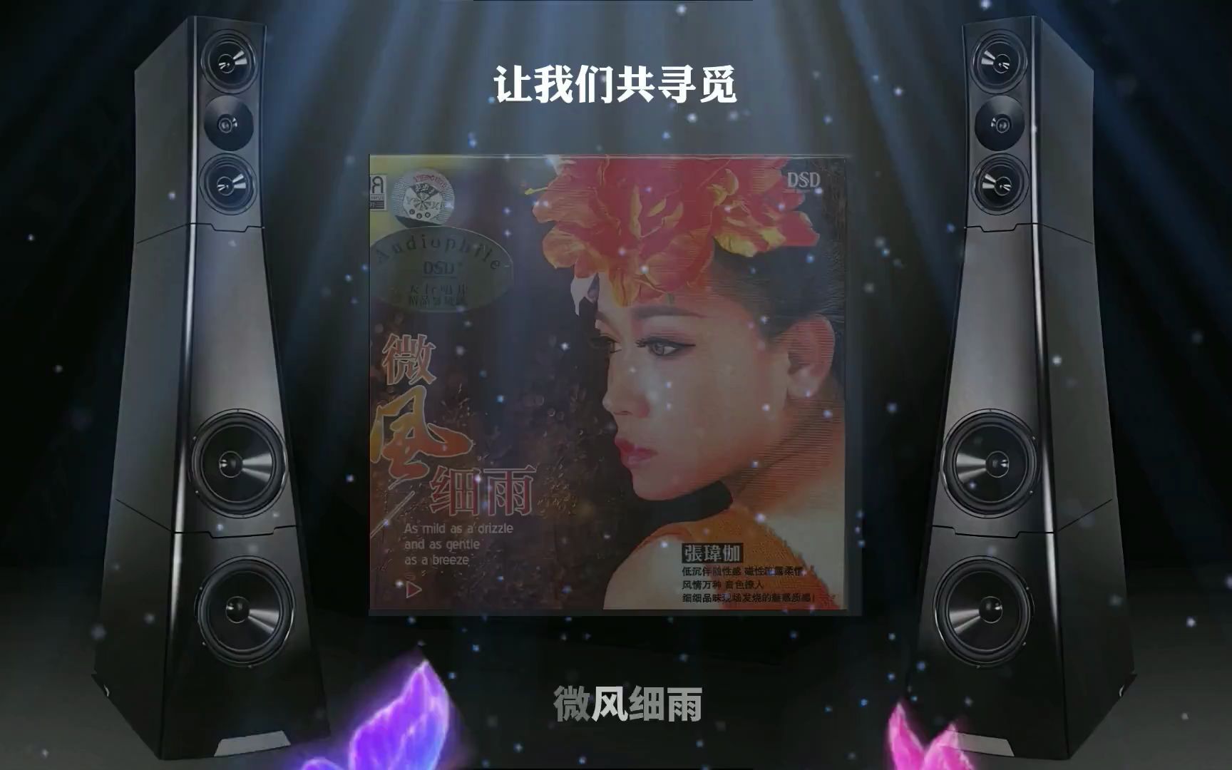 [图]HiFi音乐-性感女声-张玮伽《微风细雨》DTS [动态歌词]佩带耳机