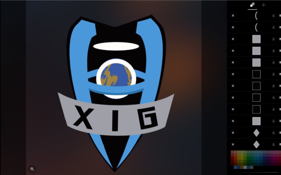 【战地一】图章制作过程——xig