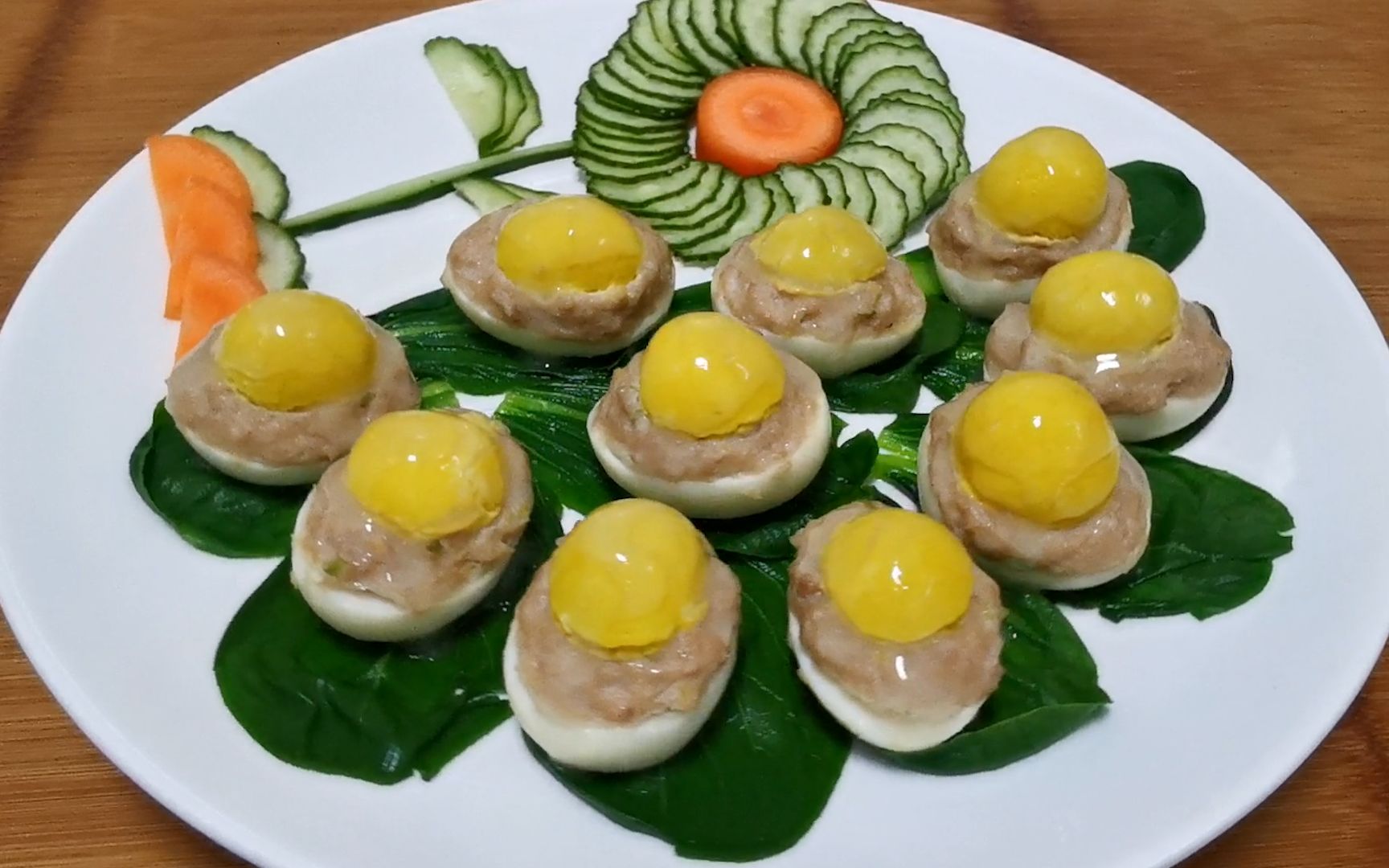 年夜菜-招财进宝,鸡蛋加肉馅,做法简单,成品好看更好吃