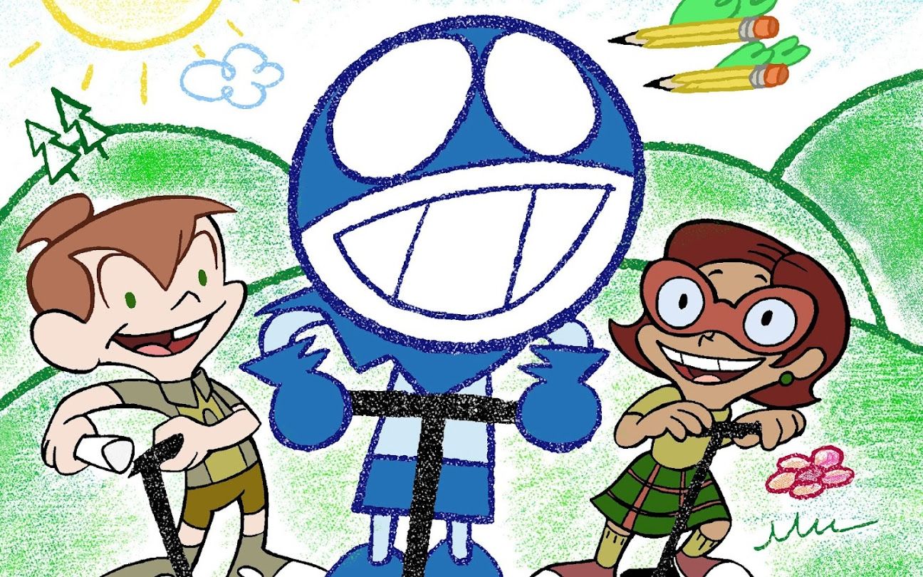 美国尼克儿童频道(Nickelodeon)动画片《粉笔世界》(ChalkZone)加拿大YTV频道预告片哔哩哔哩bilibili