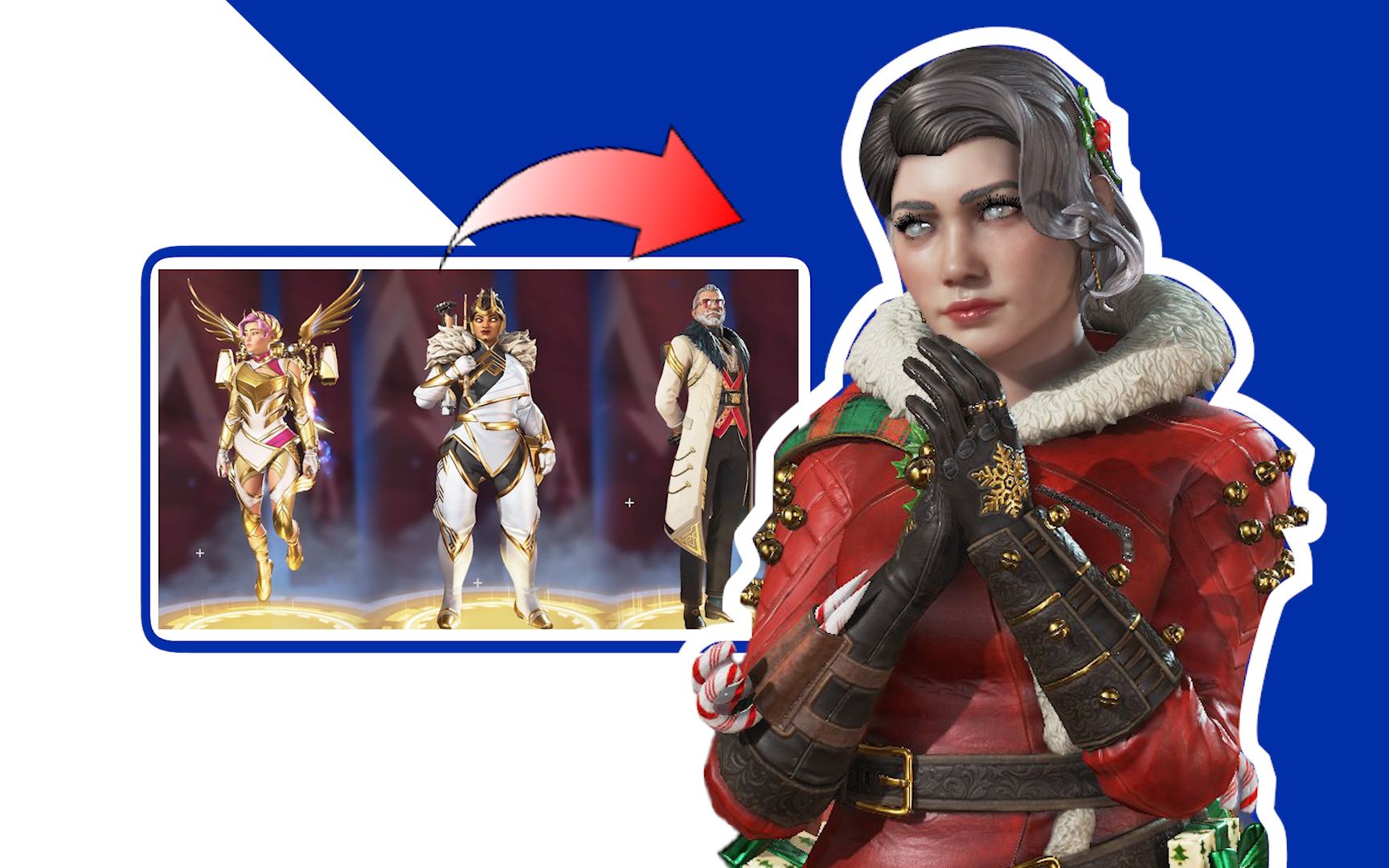 圣诞节恶灵,罗芭威望瓦机金色皮肤演示