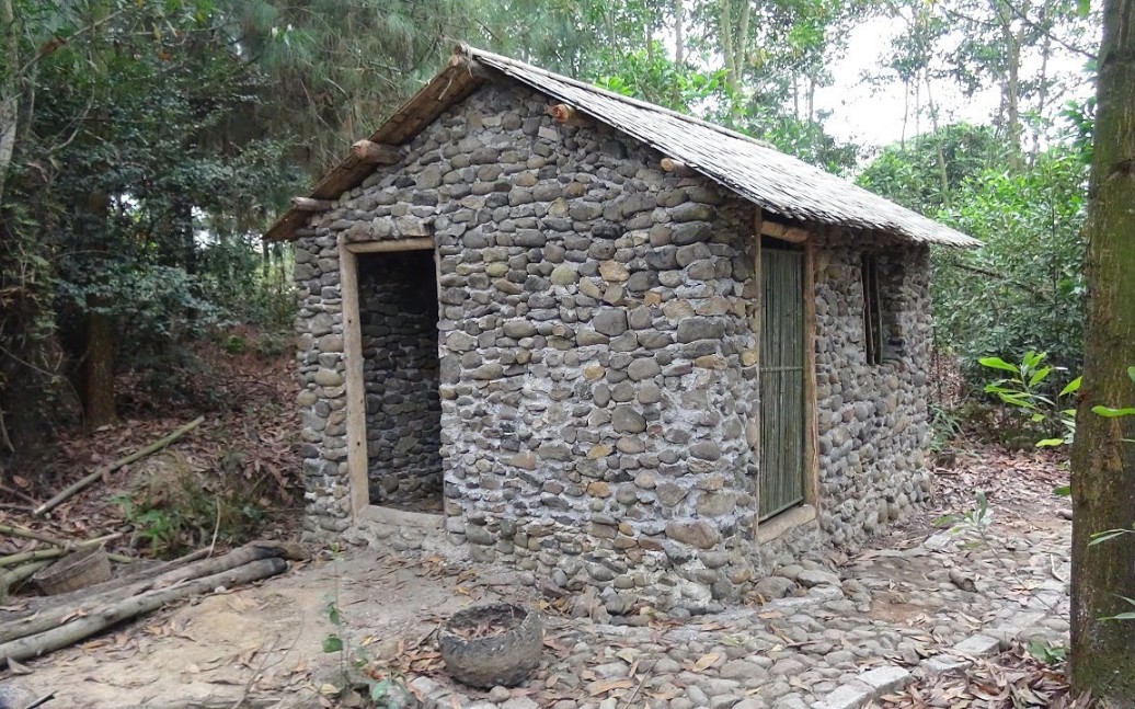 【原始的生活】建造石屋p4(第75弹)1080p60fps[越南小哥原始技术,简直