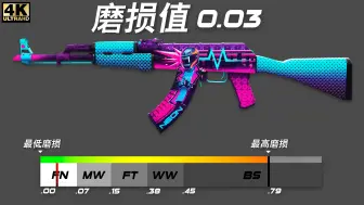 Download Video: 【CS2新模型】AK47 | 霓虹骑士 最高磨损~最低磨损