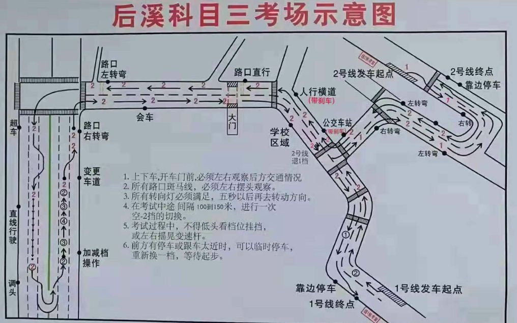 福建廈門2019年科目三考試2號線考場實錄教學