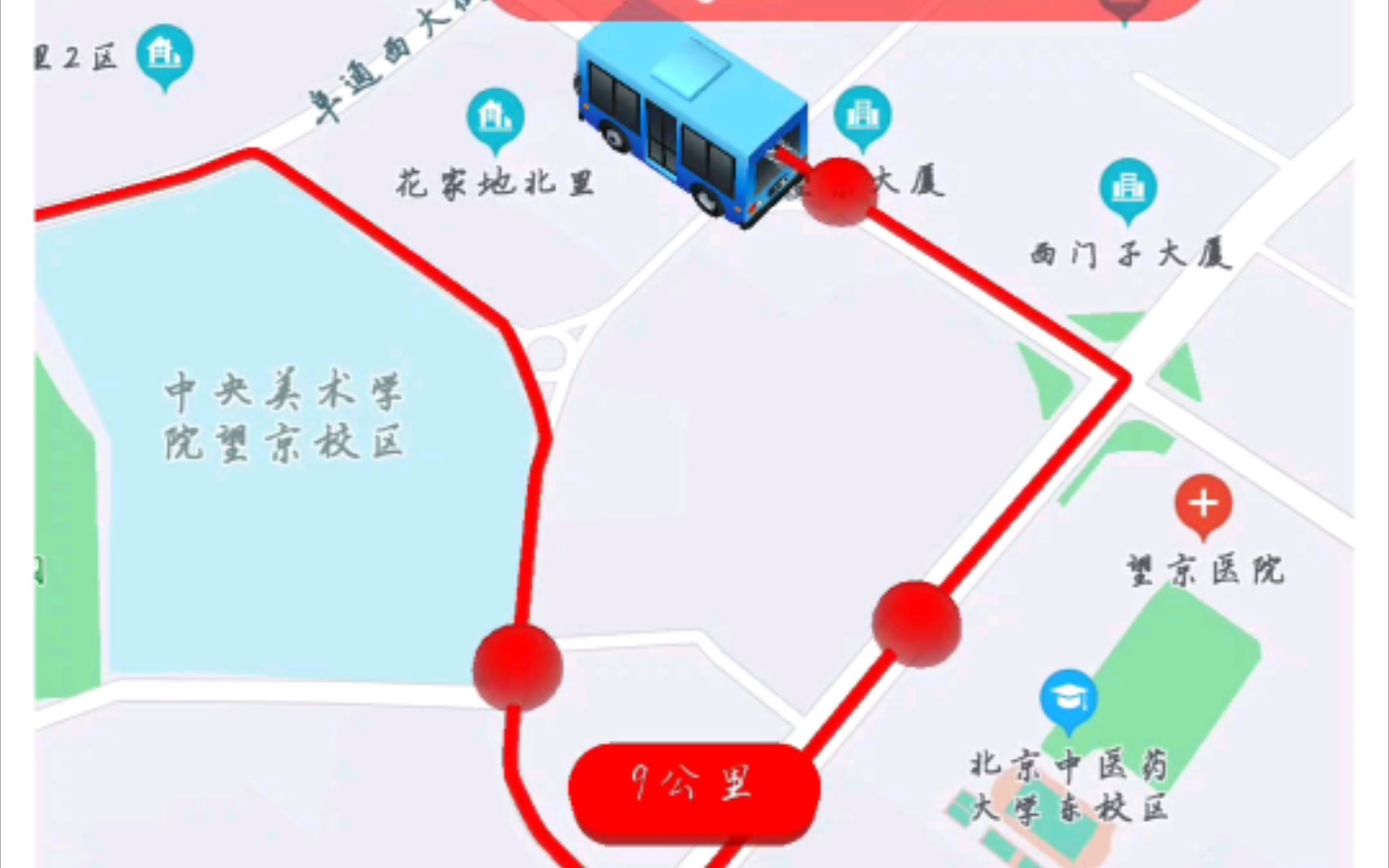 北京公交944路线路地图模拟哔哩哔哩bilibili