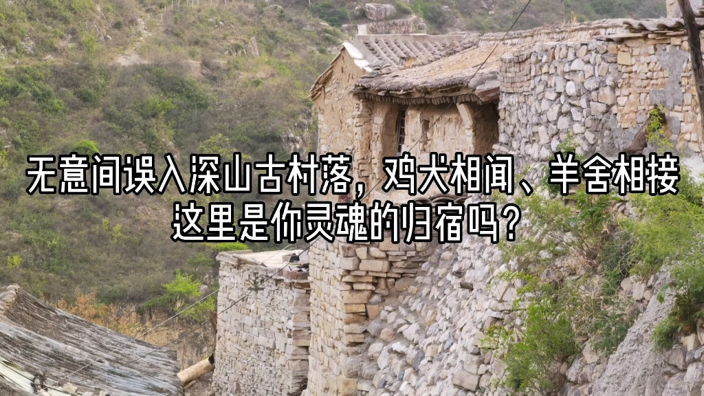 [图]无意间误入深山古村落，鸡犬相闻、羊舍相接，这里是你灵魂的归宿吗？