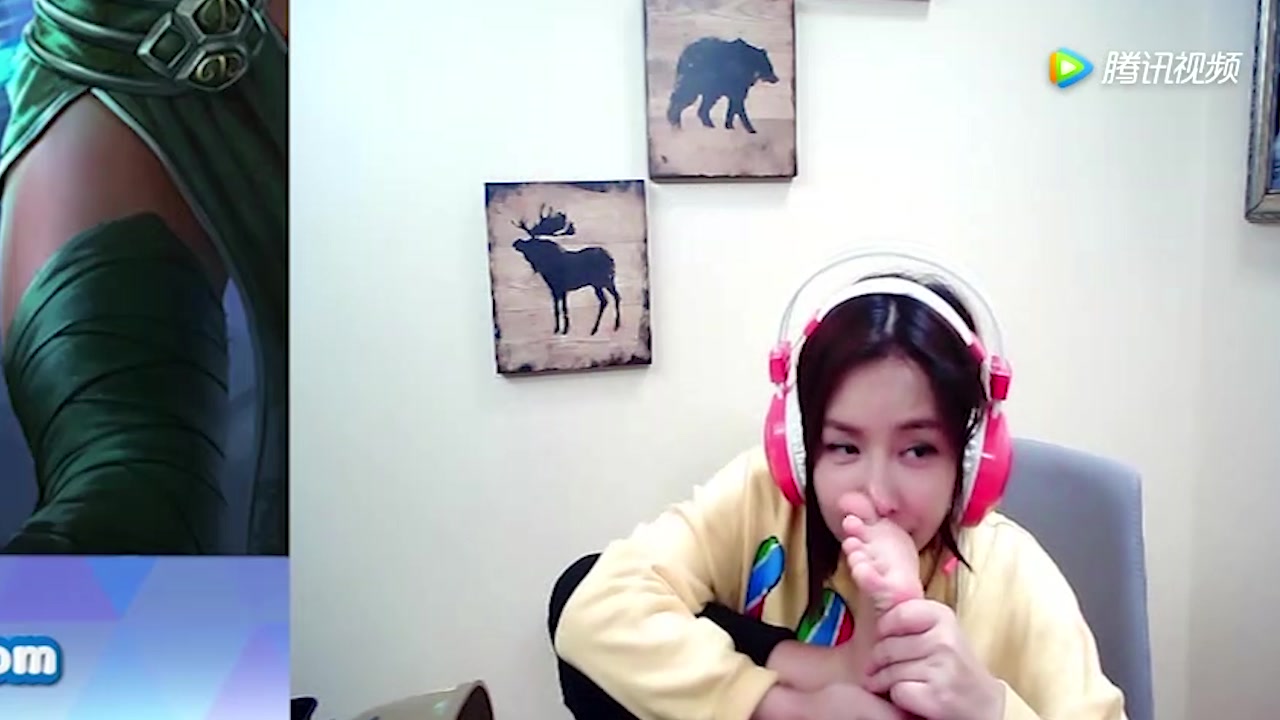 oak带你看miss舔脚