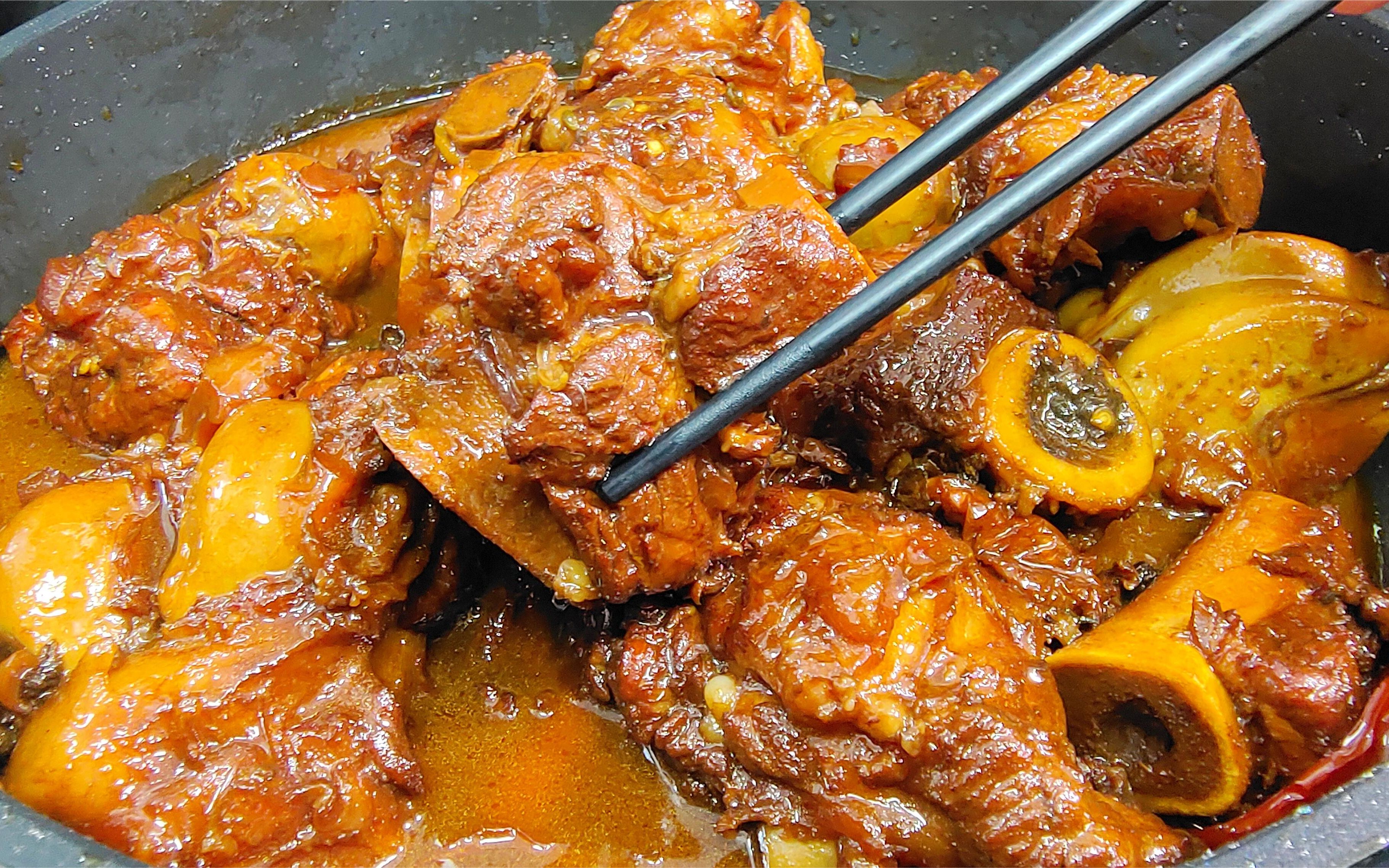 酱大骨10人做9错,大厨教你饭店不外传的秘诀,香烂入味不油腻