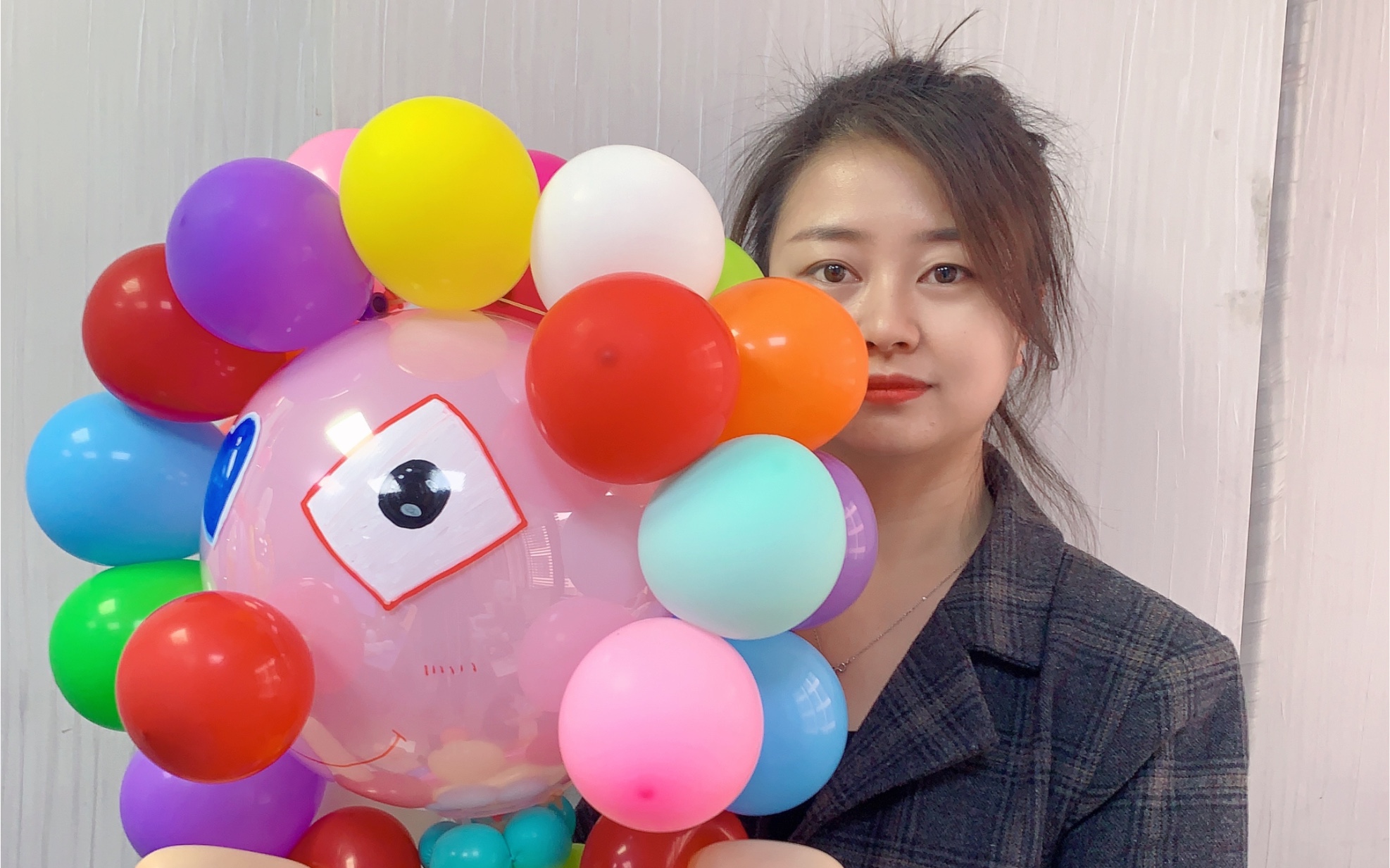 网红波波球造型气球零基础教学新手材料包套餐准备就位.