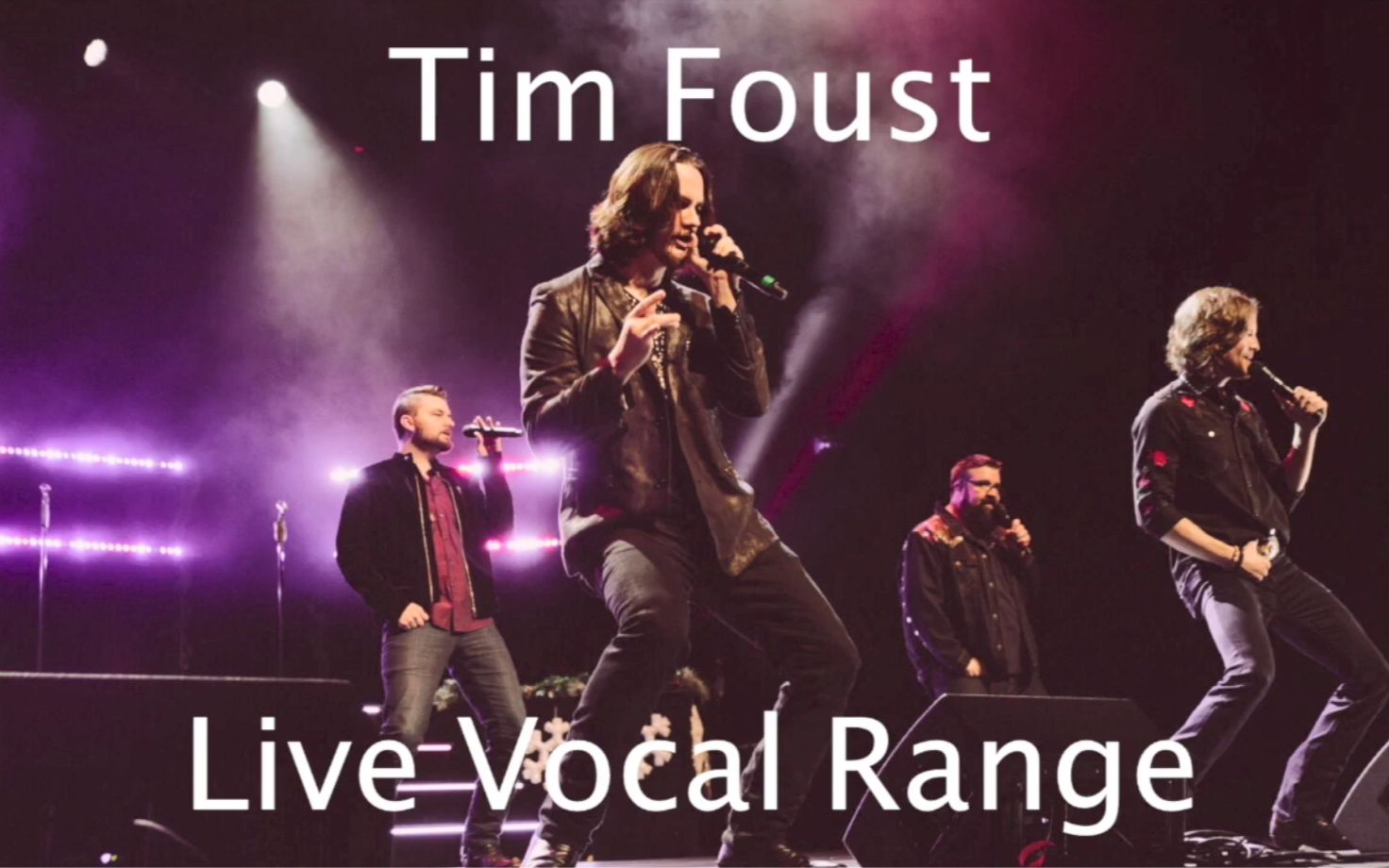 [图]【Tim Foust低音】Tim Foust Live Vocal Range 现场低音音域 (C♯1-A5)