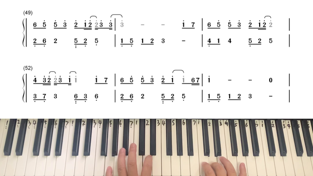 猜不透钢琴教程钢琴谱钢琴简谱