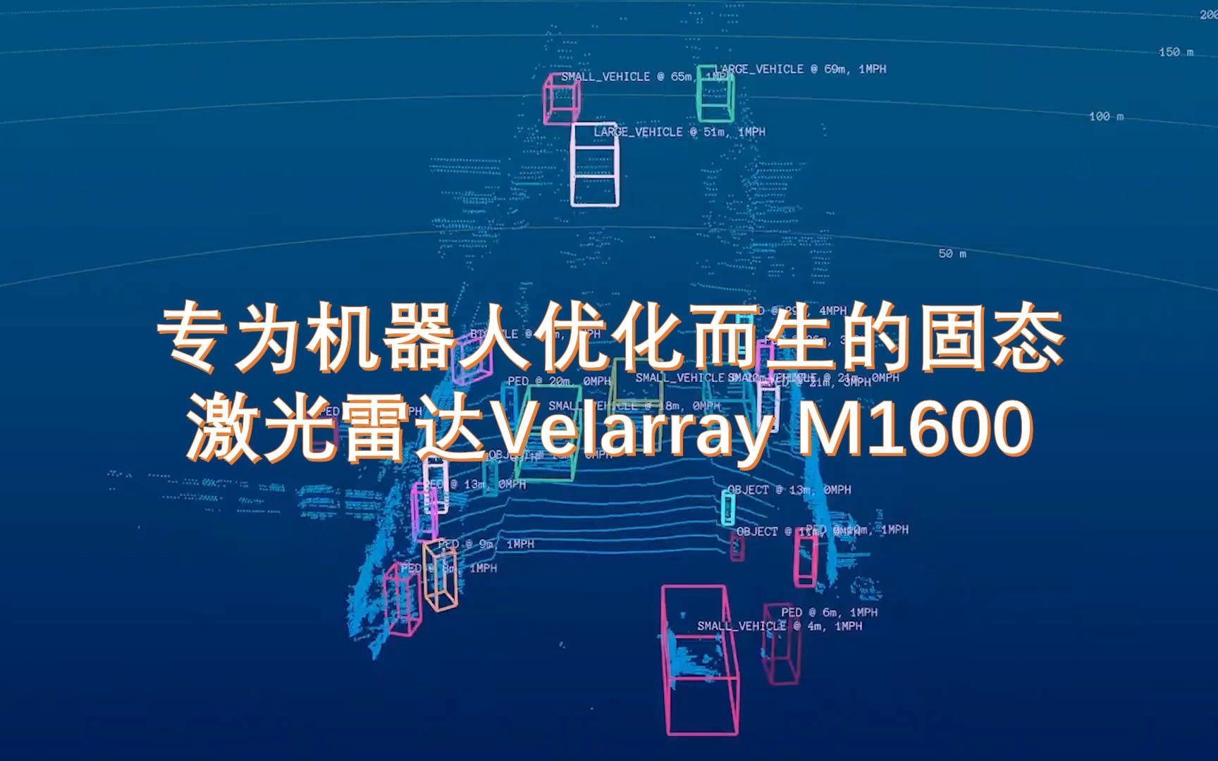 专为机器人优化而生的固态激光雷达Velarray M1600哔哩哔哩bilibili