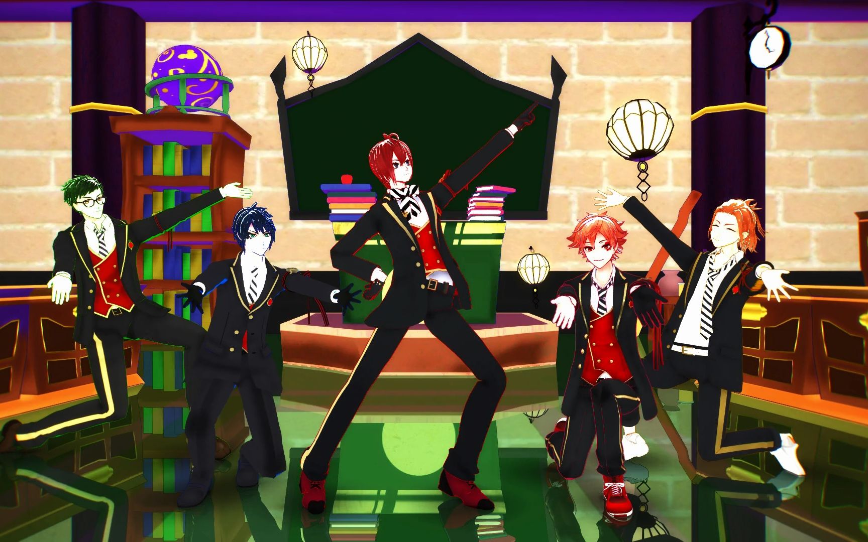 【mmd迪士尼扭曲仙境】寮長似乎變成團長了【heartslabyul】