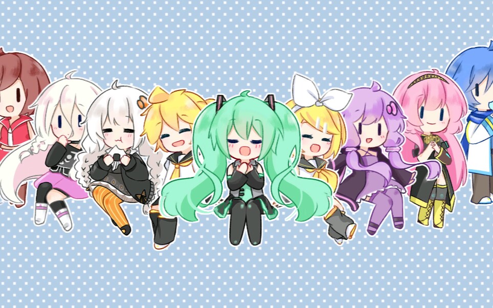 【vocaloid手书】colors(治愈向)全员大可爱(>囗 )