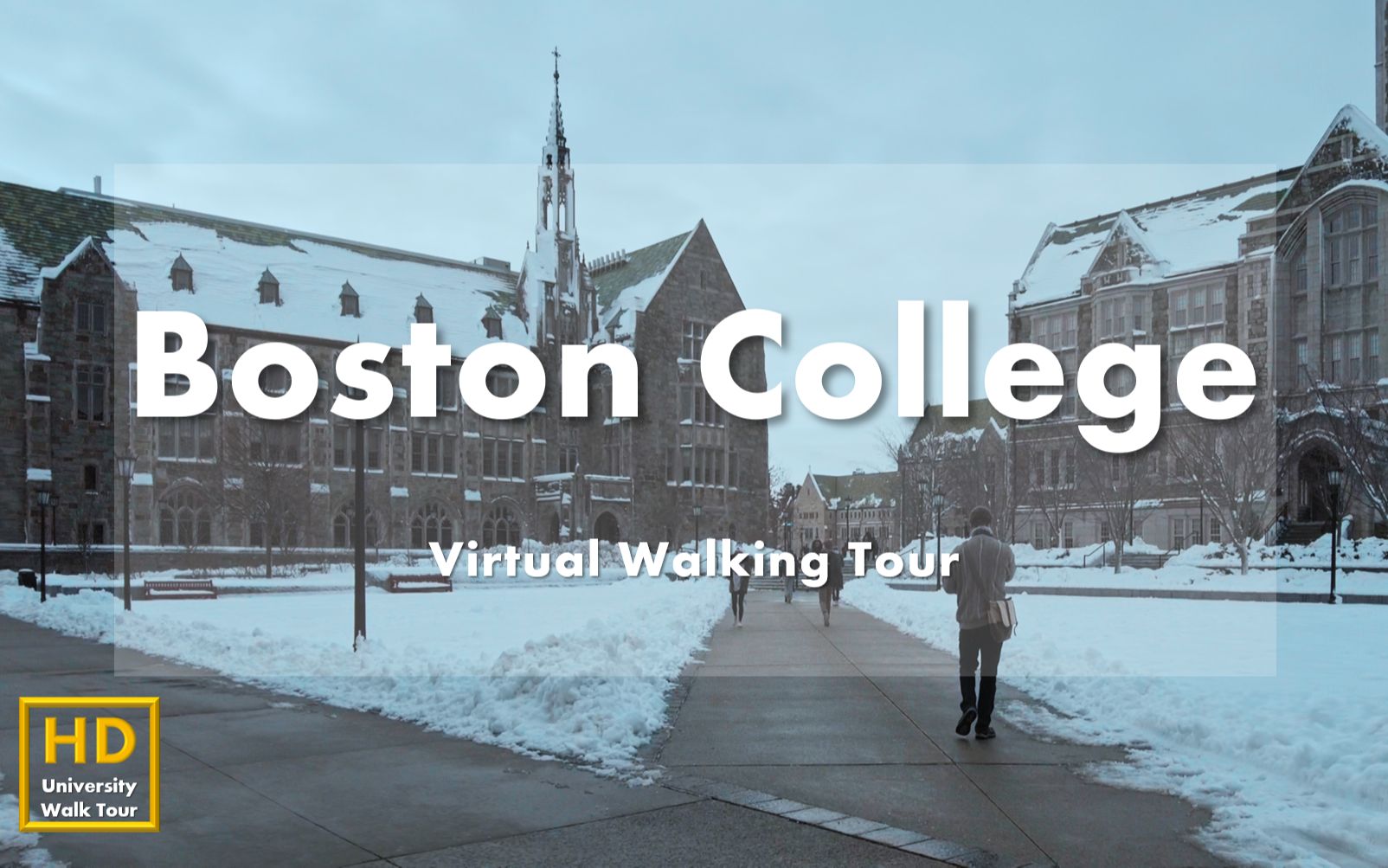 波士顿学院  校园漫步  Boston College Virtual Walking Tour|USA哔哩哔哩bilibili