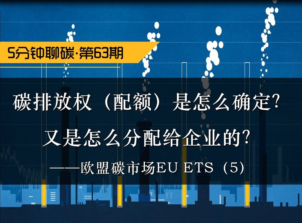 碳排放权(配额)是怎么确定,又是怎么分配给企业的? ——欧盟碳市场EU ETS(5)哔哩哔哩bilibili