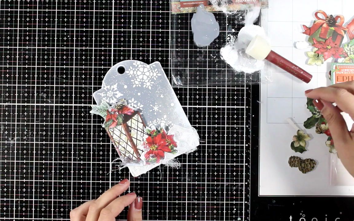 [图]《青青大草原》3 mixed media tags perfect for the holidays!