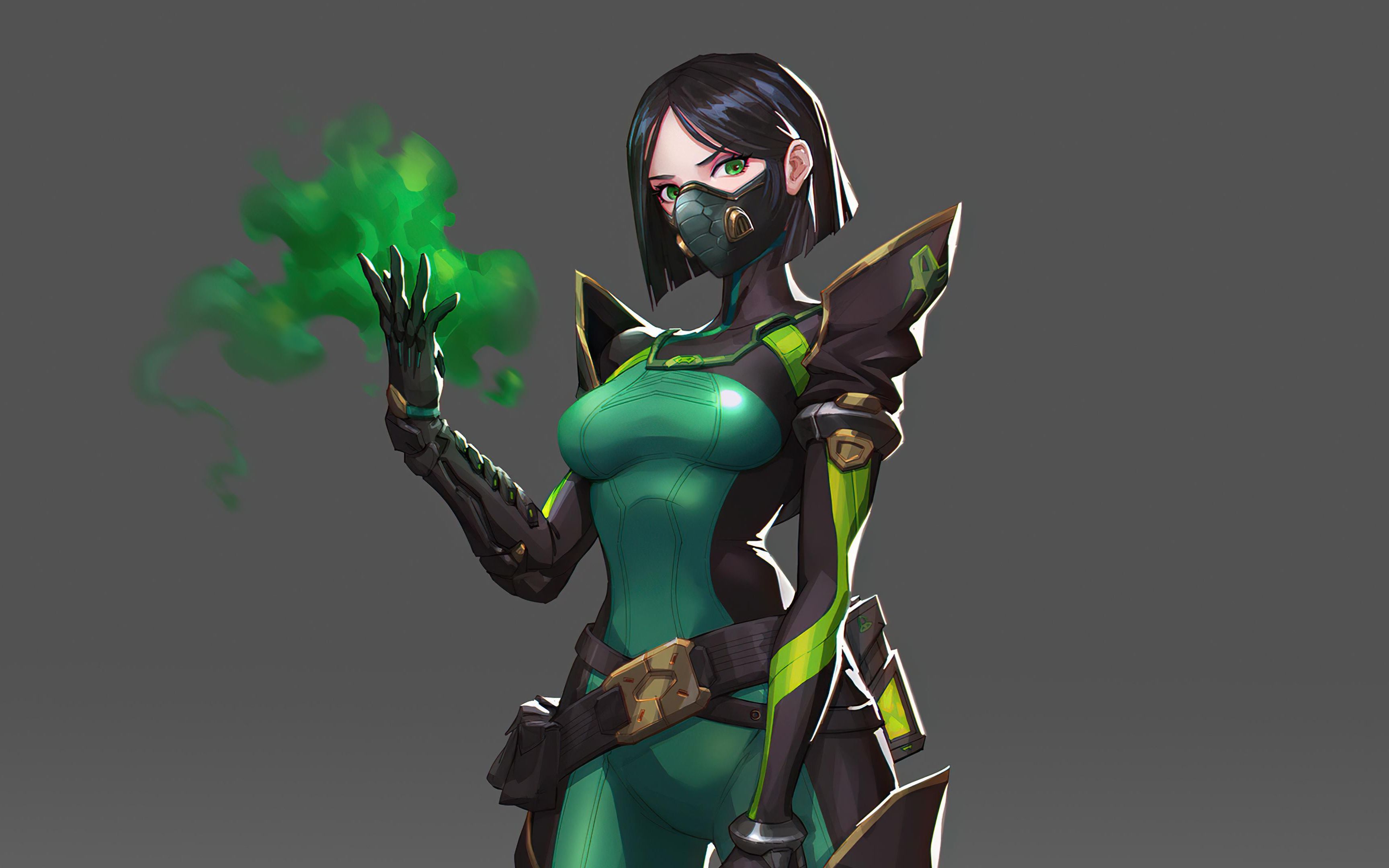 【无畏契约毒蛇】3d建模次世代游戏女性角色