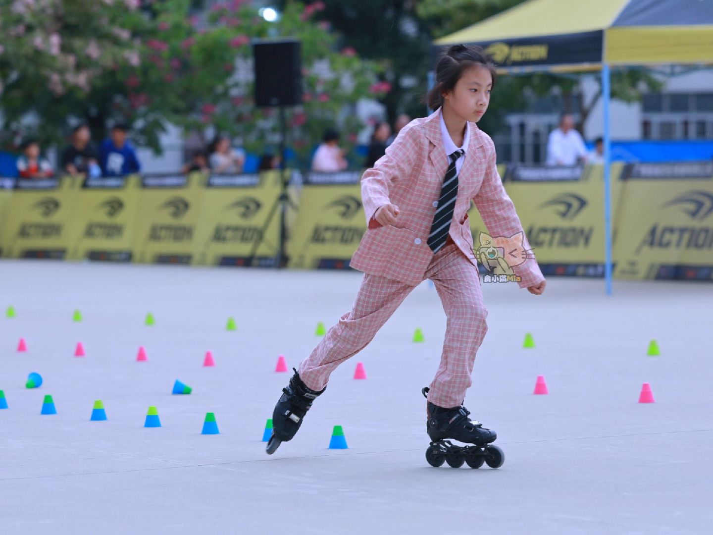 2023年广东省锦标赛花式绕桩少年女子乙组45th周宝文(广州市荔湾区悦趣冲锋教育培训有限公司)哔哩哔哩bilibili