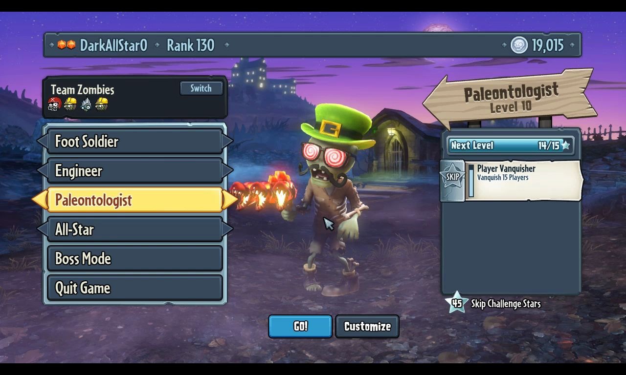 花园战争1-罪恶的古生物学家