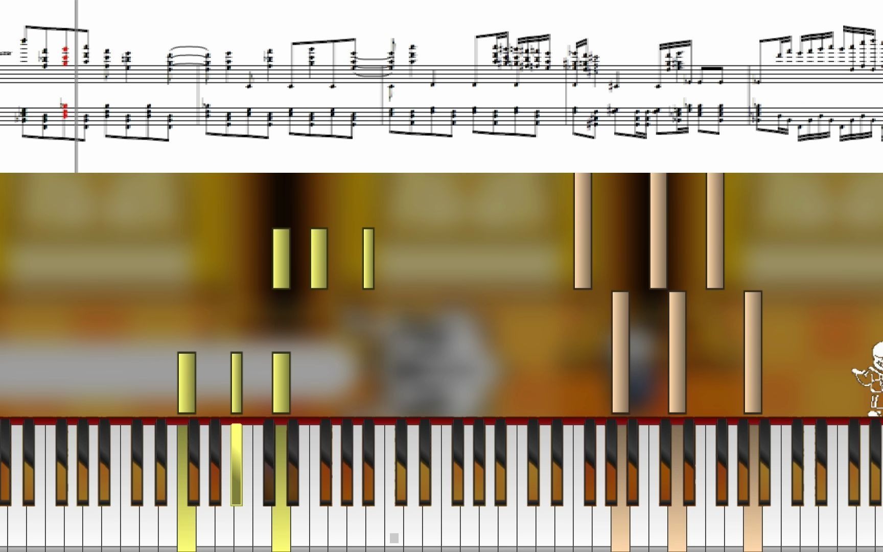 【鋼琴midi】傳說之下-狂妄之人megalovania pcat piano edit ver