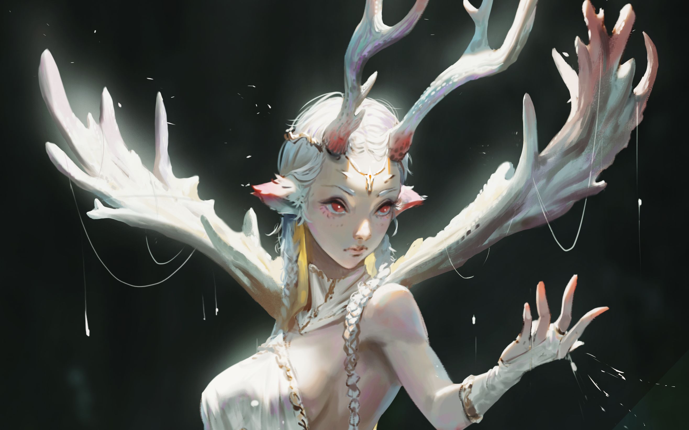 [图]【创作过程】Character design - deer