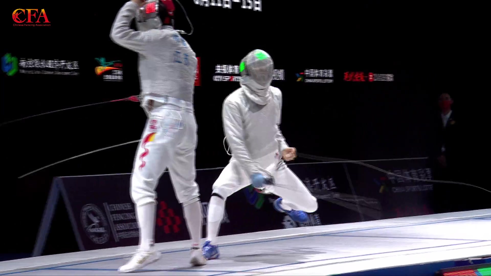 2021年全国击剑锦标赛 男佩个人半决赛 广东 许英明 vs 江苏 路阳