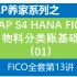 SAP S4 HANA 物料分类账基础01 SAP S4 HANA FICO