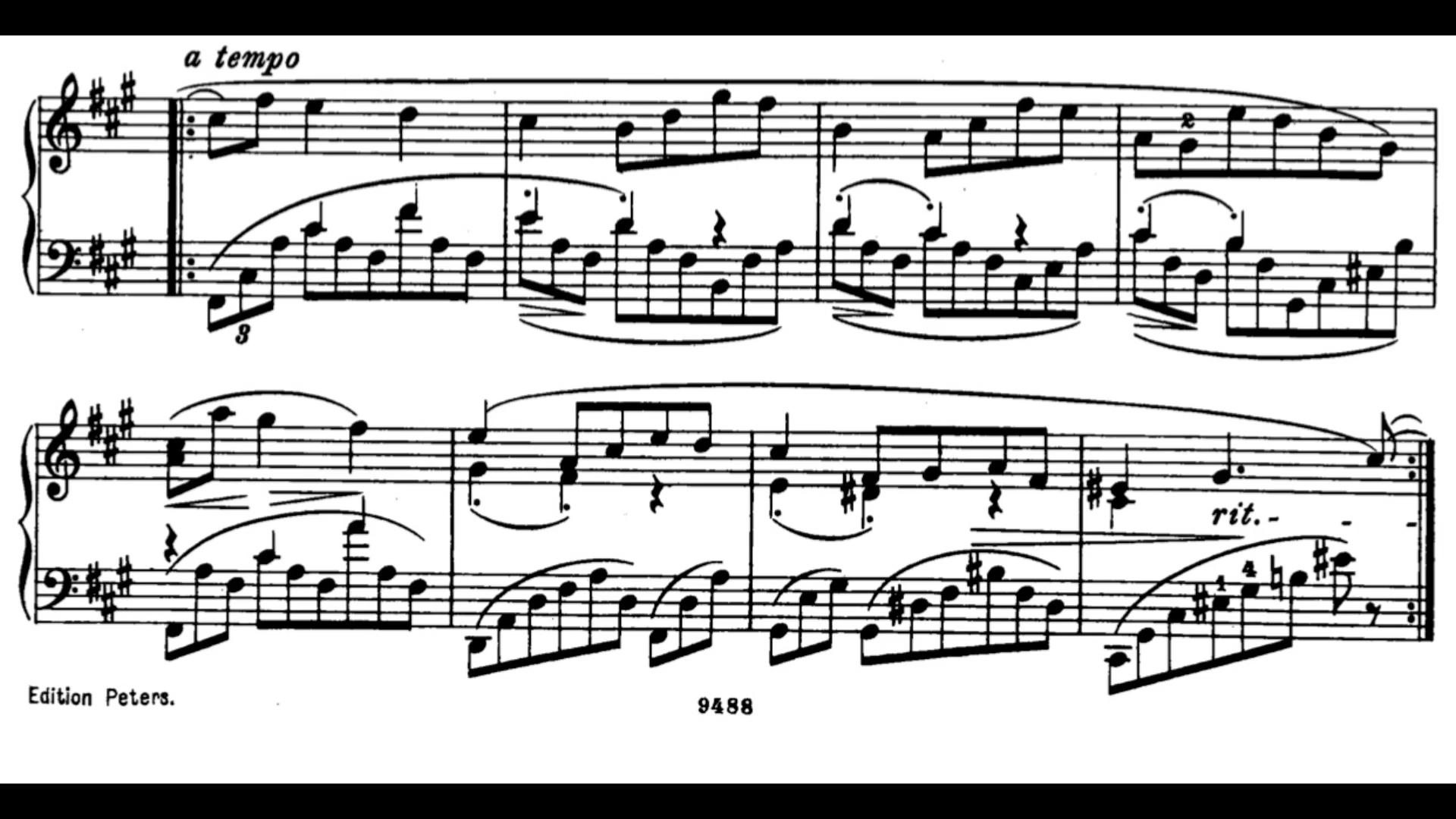 [图]【Walter Gieseking】勃拉姆斯 - A大调间奏曲，作品118之2（1893）