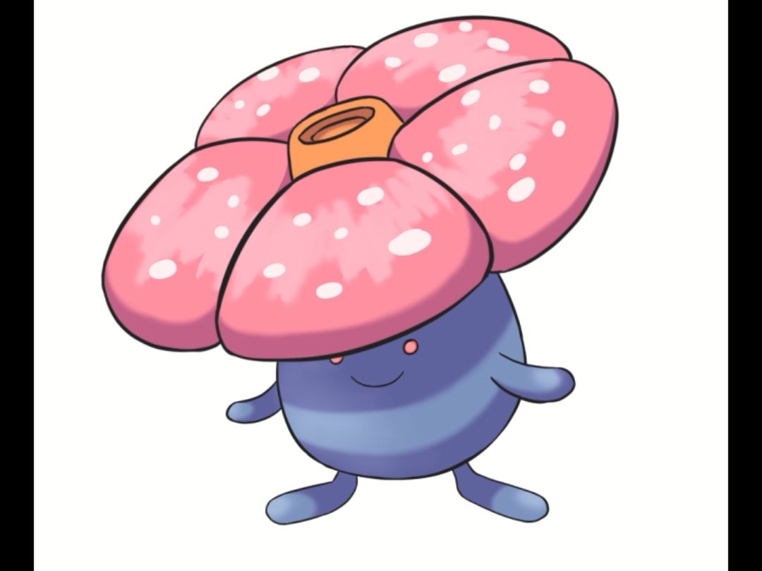 繪畫過程 寶可夢 霸王花