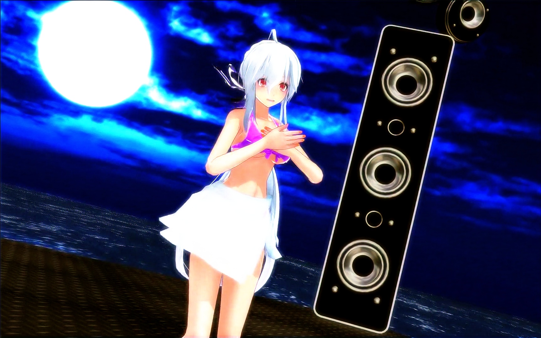 [mmd] 福利 girls (yowane haku)_哔哩哔哩_bilibili