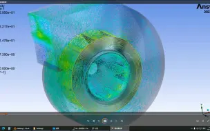 Download Video: ansys fluent离心风机瞬态CFD.动网格+VOF多相流