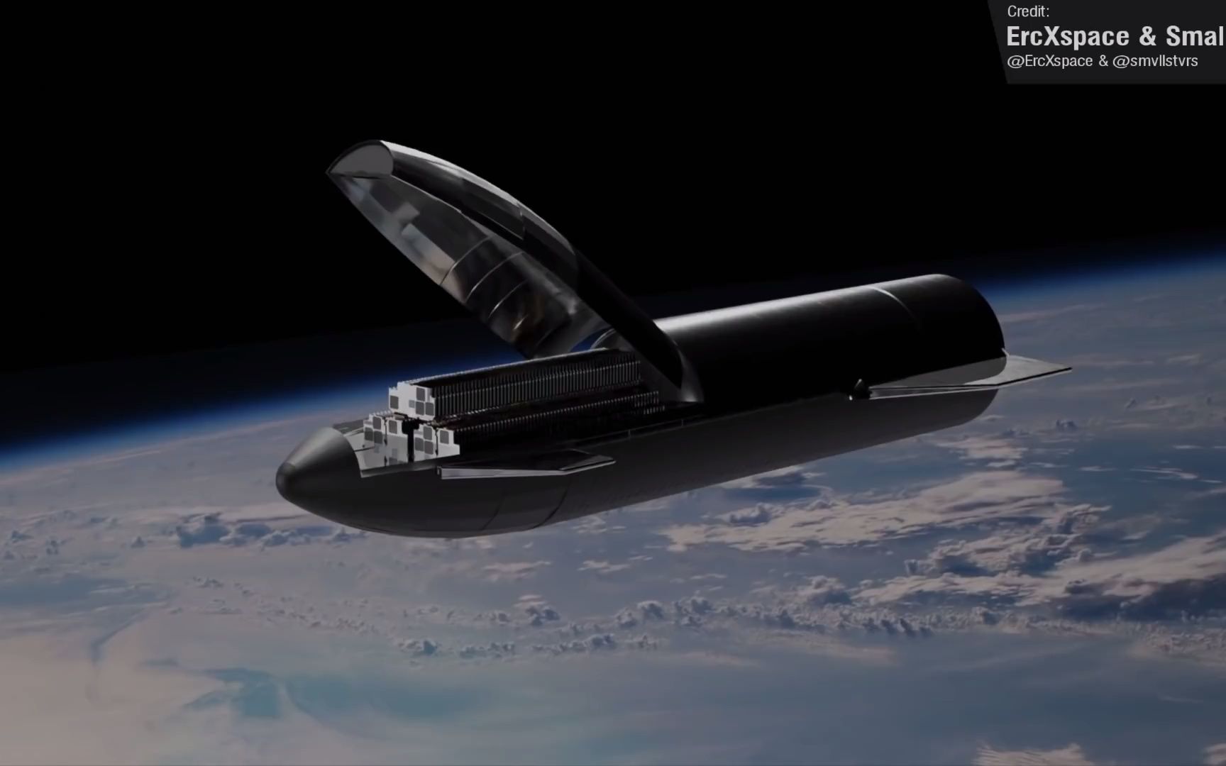 「搬」matt lowne【spacex星际飞船的星际链接部署机制,助推器网格鳍