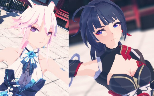 【崩坏3mmd】芽衣,八重樱「极楽浄土」_哔哩哔哩 (゜-゜)つロ 干杯