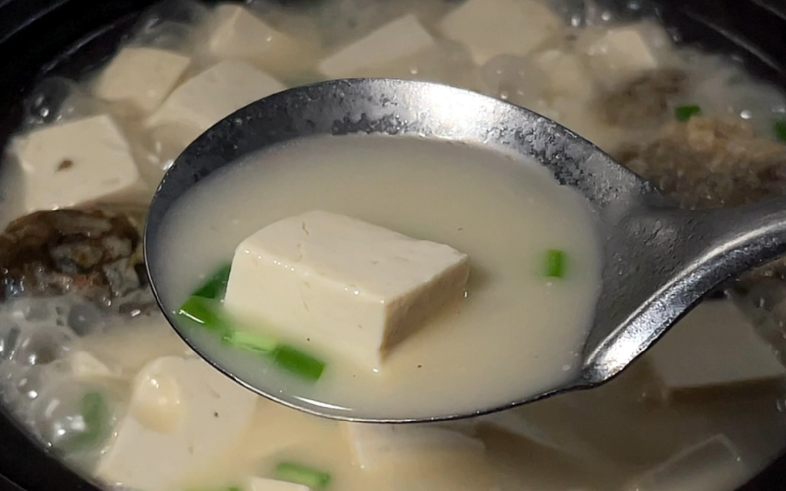 大厨教你鲫鱼豆腐汤的家常做法，汤汁浓白，味道鲜美，营养又好喝 - 哔哩哔哩