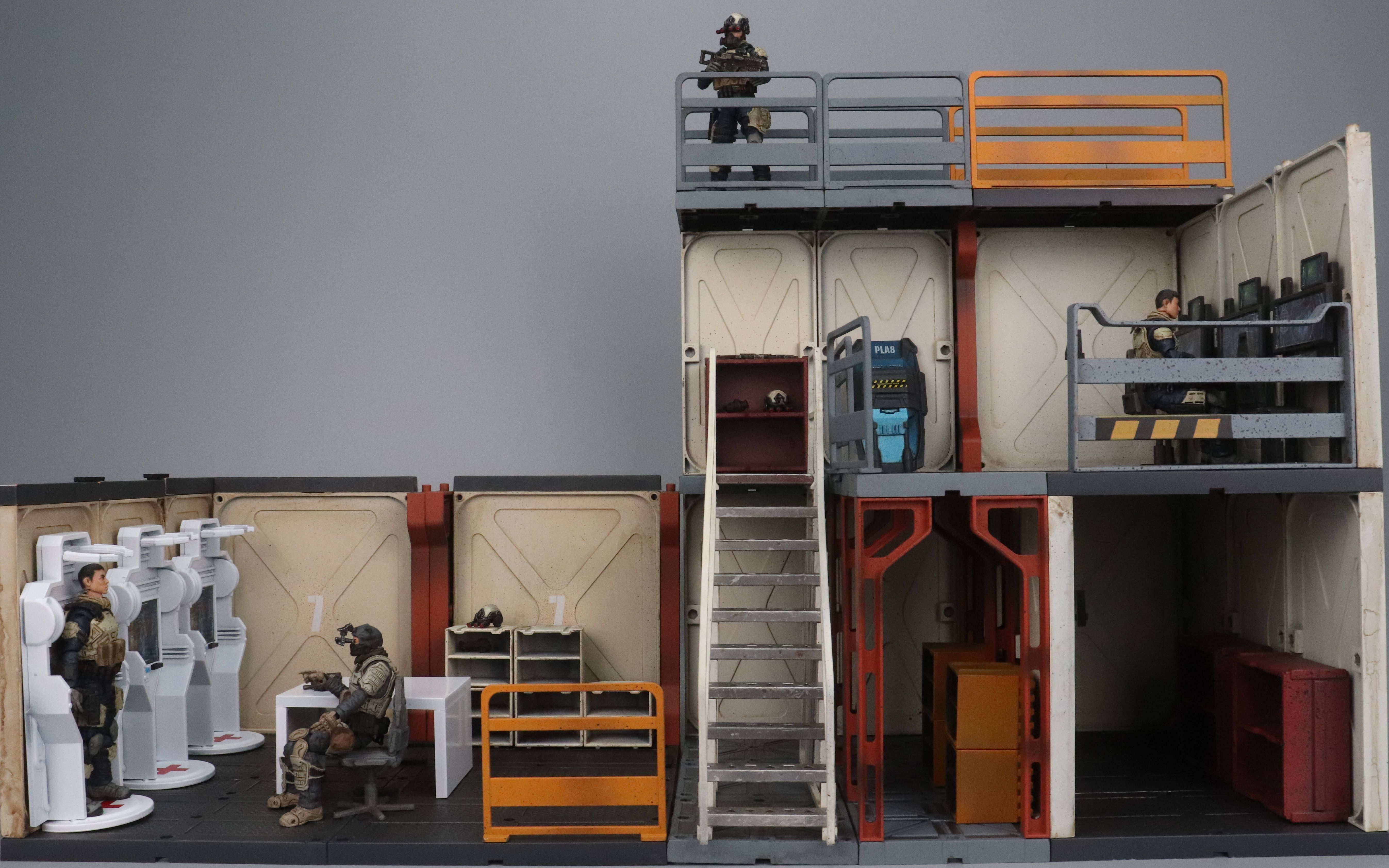 【开盒分享】暗源 机库场景 医疗区/监控区