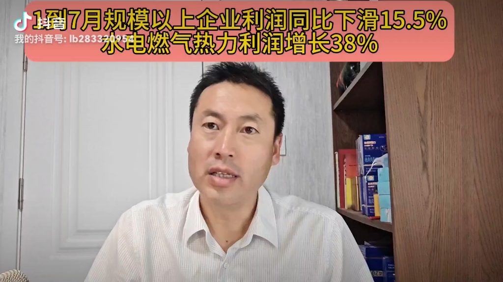 1到7月规模以上企业利润同比下降15.5%哔哩哔哩bilibili